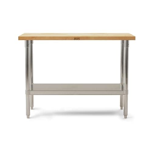 John Boos Maple Top Work Table, 48 x 24 x 36 in.