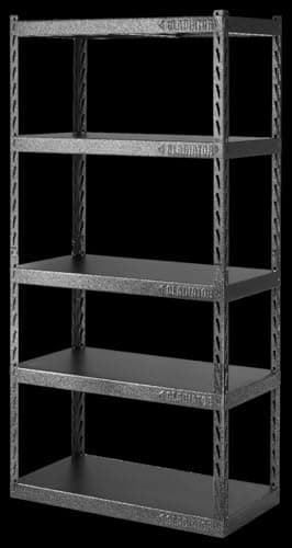 Gladiator 36 in. EZ Connect Rack, Five 18 in. Shelves (GARK365TGG)