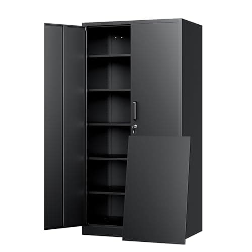 Yizosh 72" Cabinet, 180 lb Shelves (72HLC-1850)