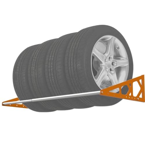 Fioracl Wall Mount Adjustable Tire Rack