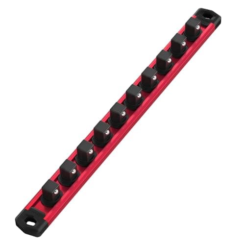 WORKPRO Magnetic Socket Rail, 3/8 in. Drive, 10 Spots (W133514)