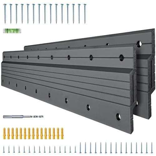 AENTGIU 30" Aluminum Z-Clips with Level, 2 Pairs