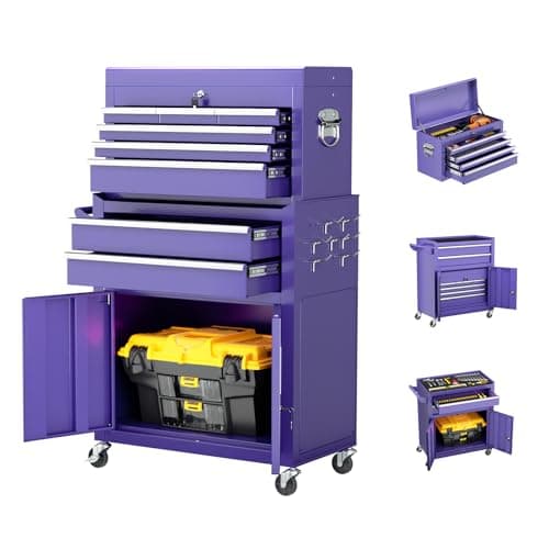 Oakcloud 8-Drawer Rolling Chest and Cabinet Combo (RTC08E)