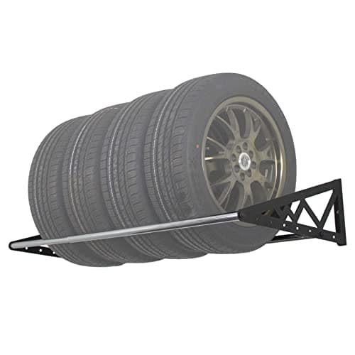 SafeRacks Heavy-Duty Adjustable Wall Mount Tire Rack