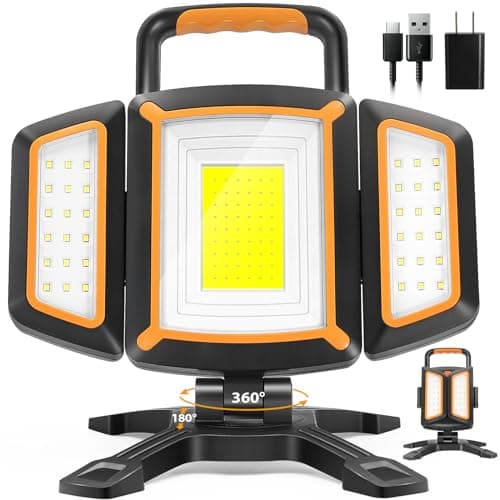 TRESDA 3,000 lm Rechargeable Magnetic Work Light