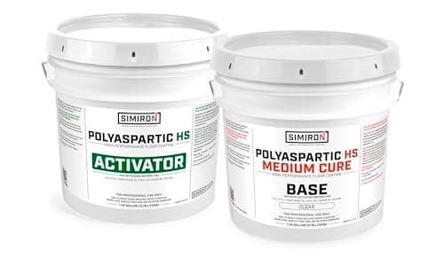 Simiron Polyaspartic High Solids Topcoat, 2 Gallon
