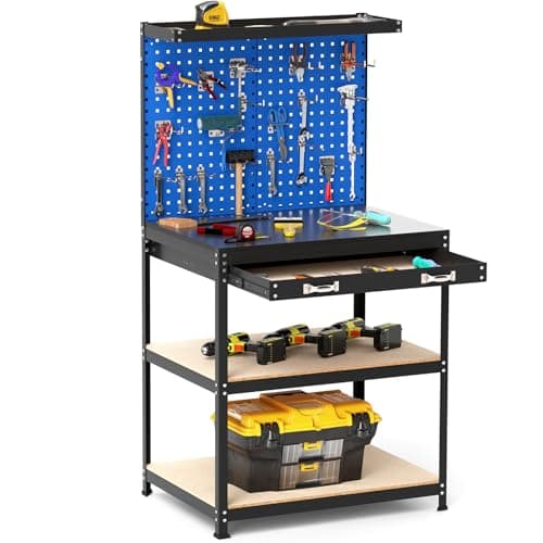 Goplus 32" Work Table with Drawer