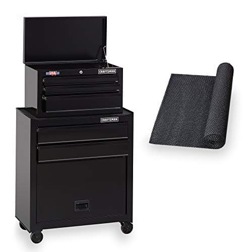 CRAFTSMAN 26" Chest and Cabinet Combo, 5 Drawer (CMST82763BK)
