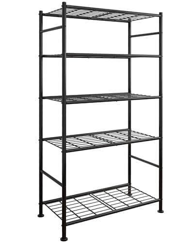 Sakugi 5-Tier Wire Shelf with Leveling Feet (AU615)