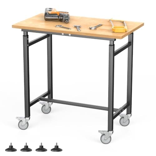 TORACK 32 x 18 in. Rolling Worktable