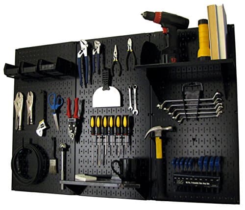 Wall Control 4 ft Metal Pegboard Tool Storage Kit
