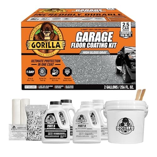 Gorilla Epoxy Floor Kit, 12 Piece, 550 sq ft