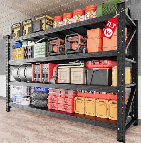SISESOL 71.3" Wide Shelving, 5,000 lb (HUOJIA33)