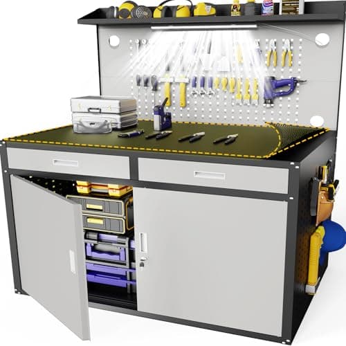 Eltean 48" Heavy Duty Steel Workbench