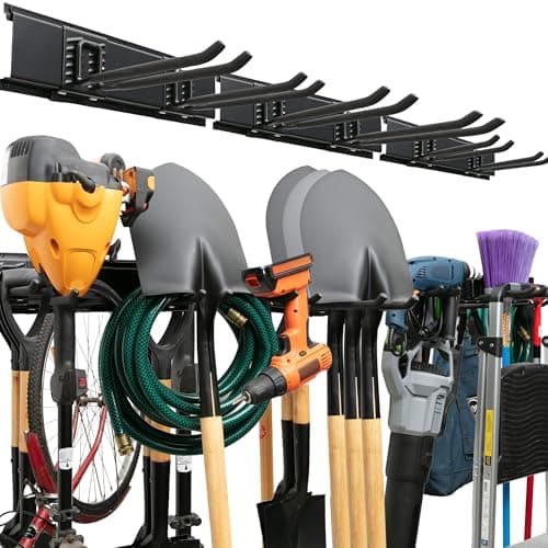 TIDYME 48" Tool Rack, 3 Racks and 6 Hooks, 300 lb