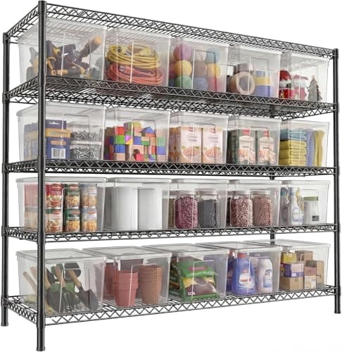 REIBII 55.5" Wire Shelving, 3,200 lb