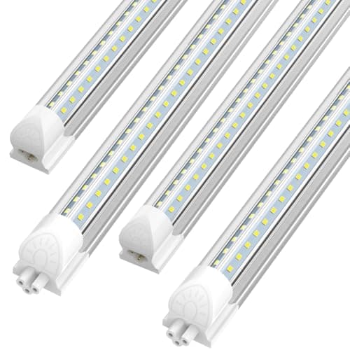 SHOPLED 8 ft Shop Light, 15,000 lm, 100W, 4-Pack