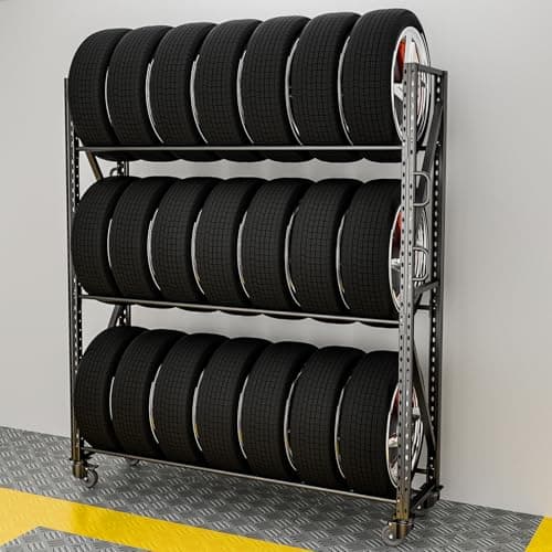 NULTRUMA Industrial 3-Tier Tire Storage Rack