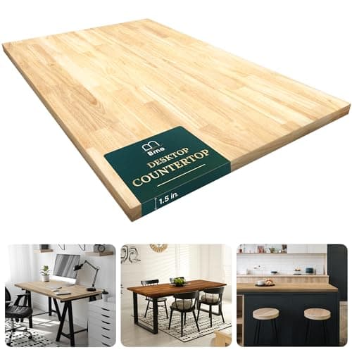 Bme Hevea Butcher Block, 48 x 30 x 1.5 in.