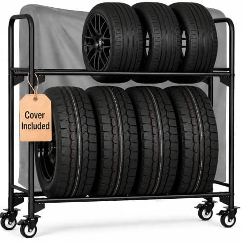 EROTASH Rolling Tire Storage Rack