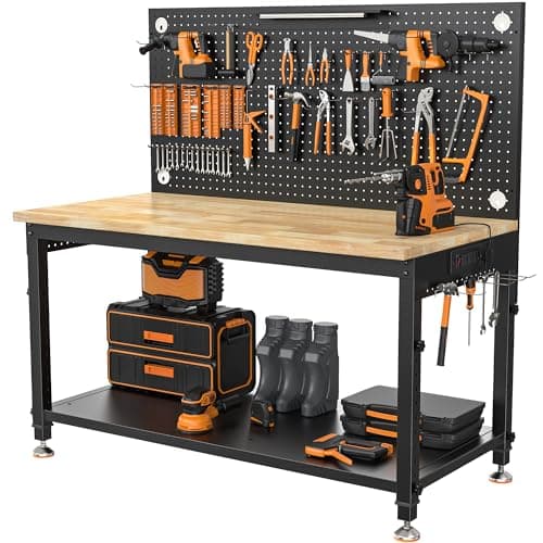 CAMMOO 48 x 24 in. Workbench with Storage
