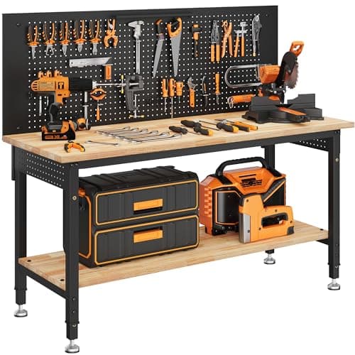 CAMMOO WHD60 60" Rubberwood Workbench