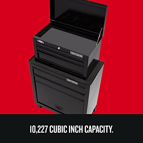 CRAFTSMAN 26" Chest and Cabinet Combo, 5 Drawer (CMST82763BK)