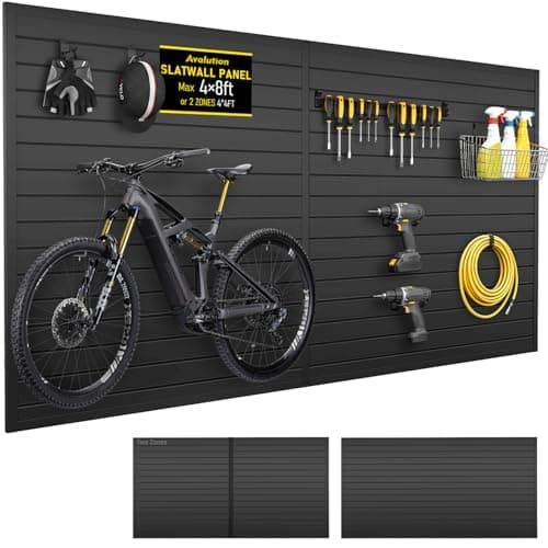 Avalution PVC Slatwall Panels, 4 x 8 ft